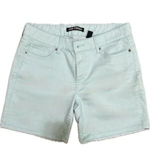 Joe Fresh Green Jean Shorts Mid-Length Casual
